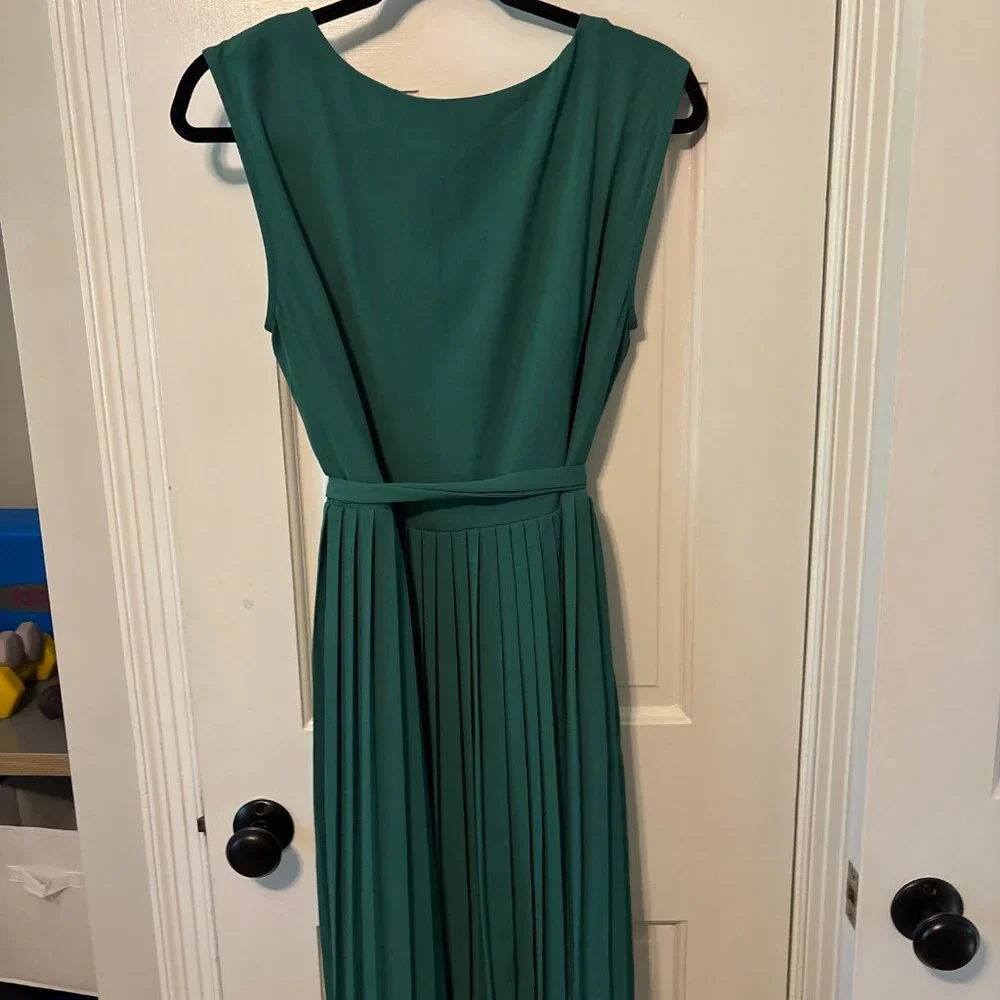 Teal Fit and Flare Cocktail Dress - Picture 2 of 6